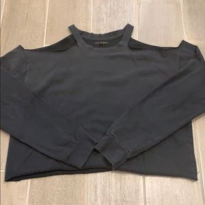 Grey Long sleeve with shoulder cut outs